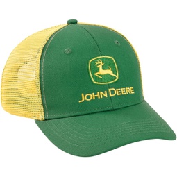 John Deere Mens Green/Yellow Mesh Cap/Hat - LP69229
