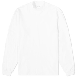 John Elliott Long Sleeve Mock Neck T-Shirt White
