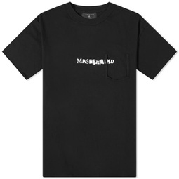 John Elliott x MASTERMIND JAPAN Distress Lucky Pocket T-Shir Black