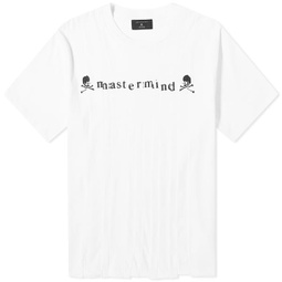 John Elliott x MASTERMIND JAPAN Shredded T-Shirt White