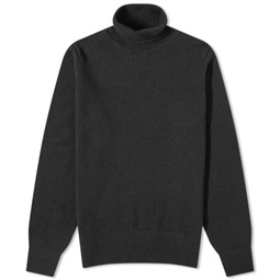 John Smedley Kolton Roll Neck Knit Black