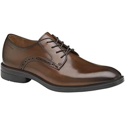 Johnston & Murphy Men’s Ronan Plain Toe Shoes Dress Shoes for Men High Rebound Outsole Leather Upper & Lining Removable, Molded Cushioned Insole