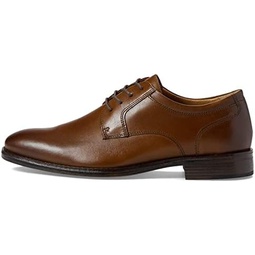 Johnston & Murphy Men’s Lewis Plain Toe Shoes Dress Shoes for Men Full Grain Leather Shoes Rubber Sole Cushioned Footbed Nappa Leather & Textile Lining