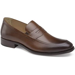 Johnston & Murphy Men’s Lewis Penny Shoe Memory Foam Cushioning Rubber Outsole Nappa Leather & Soft Textile Lining