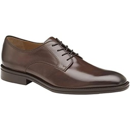Johnston & Murphy Men’s Meade Plain Toe Shoes Dress Shoes for Men Italian Leather Shoes Leather & Rubber Sole Removable, Molded Cushioned Insole