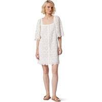 Womens Joie Leona Mini Crochet Cotton Dress