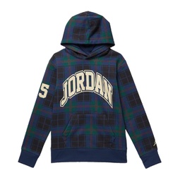 Jordan Kids Essentials Plaid Pullover Hoodie (Big Kids)