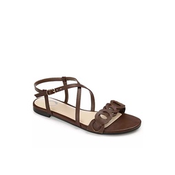 Journee Collection Womens Jalia Sandal - Brown
