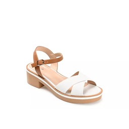 Journee Collection Womens Hilaree Sandal - White