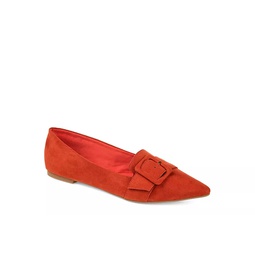 Journee Collection Womens Audrey Flat - Rust