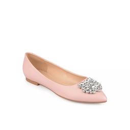 Journee Collection Womens Renzo Flat - Pink