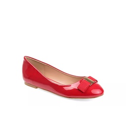 Journee Collection Womens Kim Flat - Red
