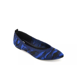 Journee Collection Womens Karise Flat - Blue