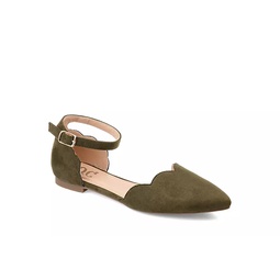 Journee Collection Womens Lana Flat - Olive