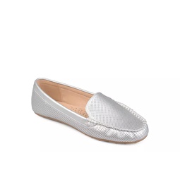 Journee Collection Womens Halsey Loafer - Silver