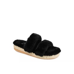 Journee Collection Womens Relaxx Slipper - Black