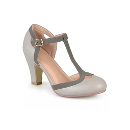 Journee Collection Womens Olina Pump - Grey