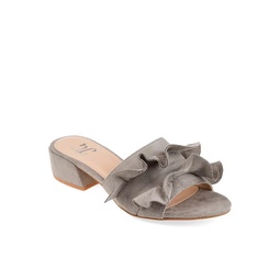 Journee Collection Womens Sabica Mules - Grey
