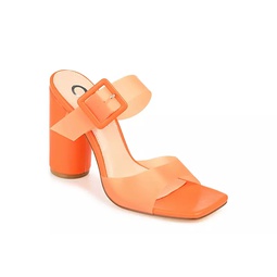 Journee Collection Womens Luca Sandal - Orange