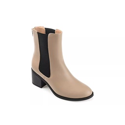 Journee Collection Womens Tayshia Ankle Boots - Taupe