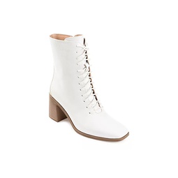 Journee Collection Womens Covva Ankle Boot - Bone