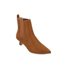 Journee Collection Womens Tenlee Pull On Dress Boot - Cognac