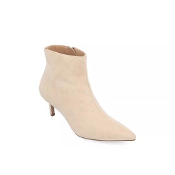Journee Collection Womens Rossia Pull On Bootie - Bone