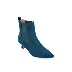 Journee Collection Womens Tenlee Pull On Dress Boot - Blue
