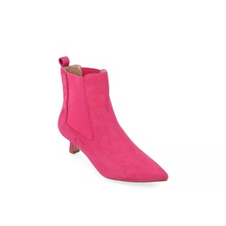 Journee Collection Womens Tenlee Pull On Dress Boot - Fuschia