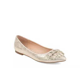 Journee Collection Womens Judy Flat - Gold