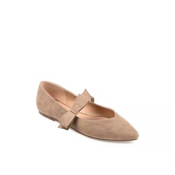 Journee Collection Womens Azilynn Flat - Taupe