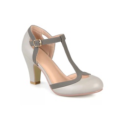 Journee Collection Womens Olina Pump - Grey