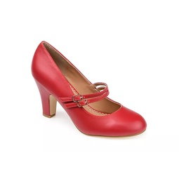 Journee Collection Womens Windy Classic Pump - Red