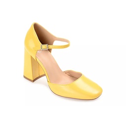 Journee Collection Womens Hesster Pump - Yellow
