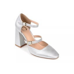 Journee Collection Womens Isadorah Pump - Silver