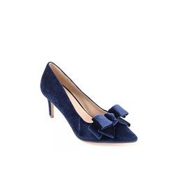 Journee Collection Womens Crystol Pump - Navy