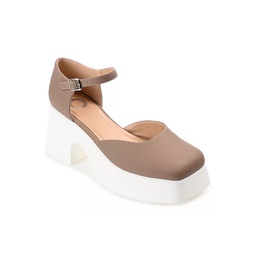 Journee Collection Womens Lizaa Pump - Taupe