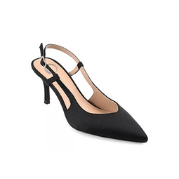 Journee Collection Womens Knightly Pump - Black