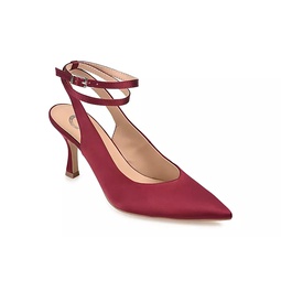Journee Collection Womens Marcella Pump - Wine