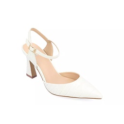 Journee Collection Womens Nixey Pump - Off White