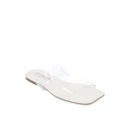 Journee Collection Womens Amata Sandals - Off White