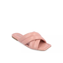 Journee Collection Womens Civyah Flat Sandal - Pink