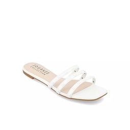 Journee Collection Womens Camarie Sandal - White