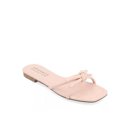 Journee Collection Womens Soma Flat Sandal - Pink