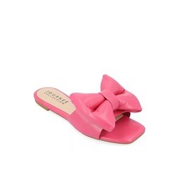 Journee Collection Womens Fayre Slip On Sandal - Pink