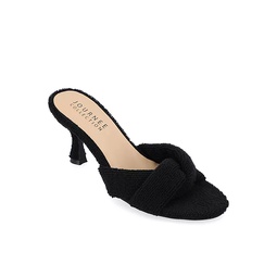 Journee Collection Womens Mannon Sandal - Black