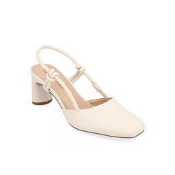 Journee Collection Womens Margeene Pump - Off White