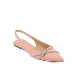 Journee Collection Womens Rebbel Flat - Pink