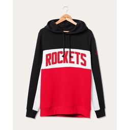 nba houston rockets colorblock hoodie