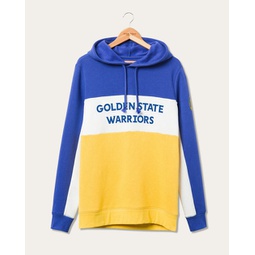 nba golden state warriors colorblock hoodie